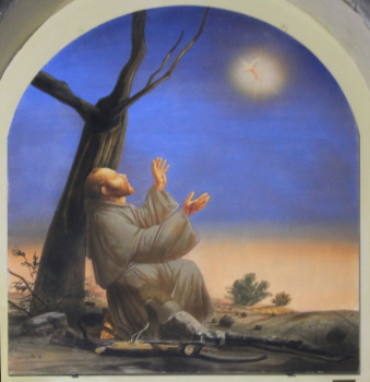 Św. Franciszek otrzymuje stygmaty - obraz z La Verny