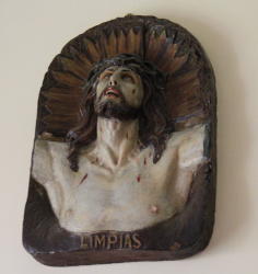 Ostra brama - Litwa - reprodukcja Konania Jezusa z Limpias w Hiszpanii