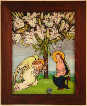 Zwiastowanie Najświętszej Maryi Panny pod Liliowym Drzewem - Anna Malik - za pozwoleniem Autorki
