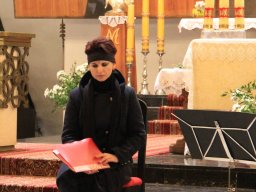 Wieczór poezji i twórczości św. Jana Pawła II w wykonaniu aktorki krakowskiej Magdaleny Markiewicz z oprawą muzyczną Marka Skrukwy