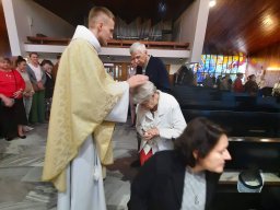 Msza św. prymicyjna o. Łukasza Gryzło